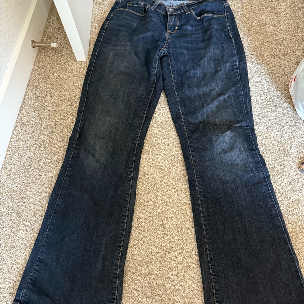 Levi's Blue Flare Wide Leg Jeans